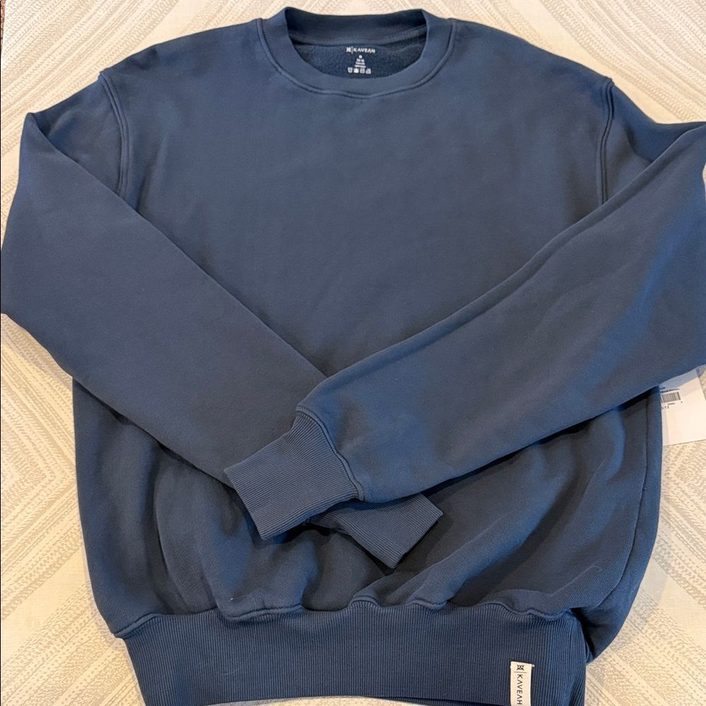Kaveah Ombré Blue (Navy Tone) Oversized Fleece Sweatshirt – Junior M (10/12) NWT